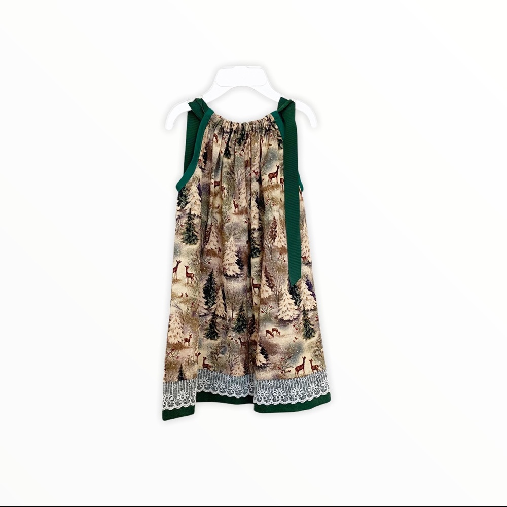 Christmas Babydoll Dress Size 2/3 T